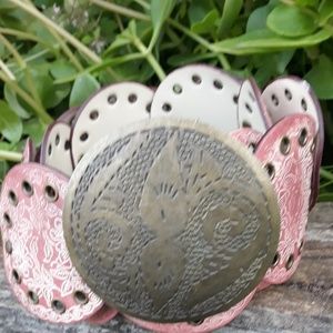 New tribal hippie girl leather india style belt